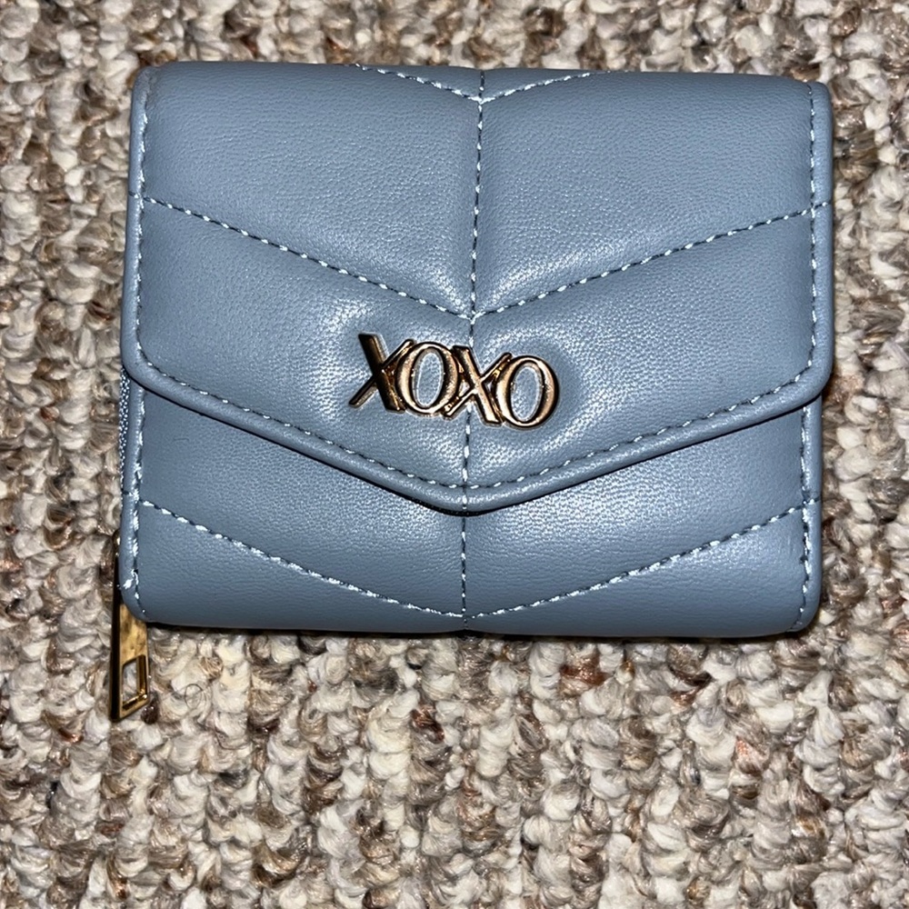 XOXO QUILTED FOLD WALLET